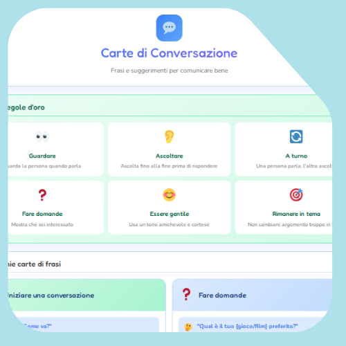 Schede di conversazione