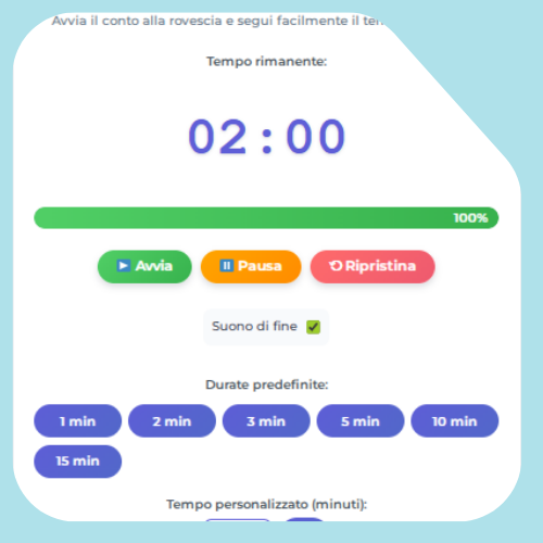 Timer visivo
