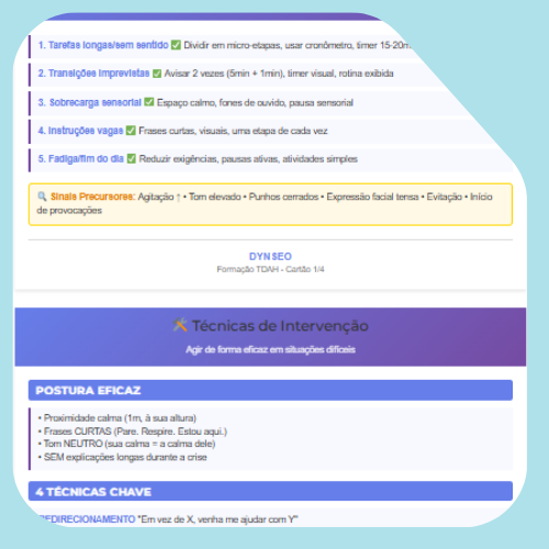 Ajuda à memória de bolso Ajuda à memória de bolso