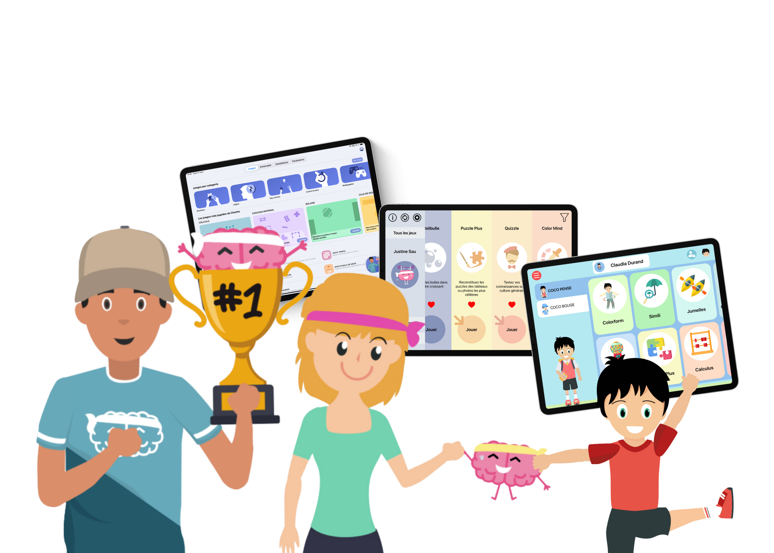 Applications DYNSEO — écrans des jeux