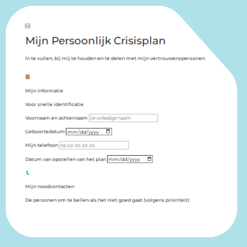Crisisplan voor tieners