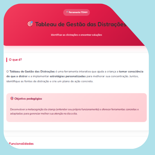 Distrações na gestão da mesa Distrações na gestão da mesa