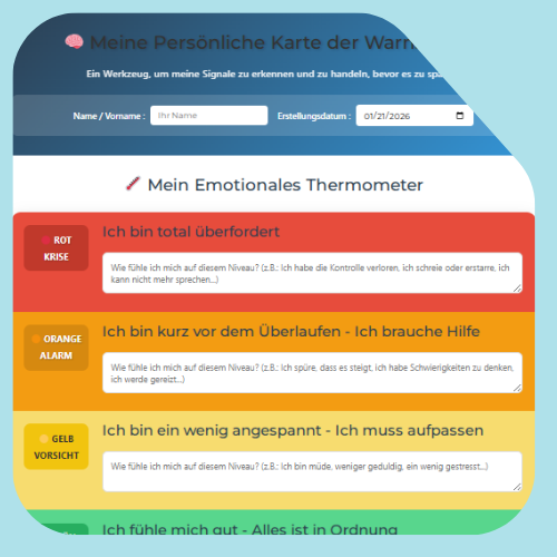 Karte Warnsignale