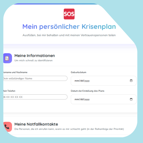 Krisenplan für Jugendliche