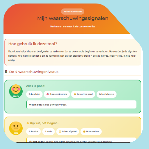 Mijn waarschuwingssignalen