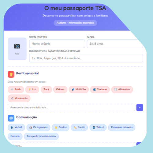 O meu passaporte TSA O meu passaporte TSA