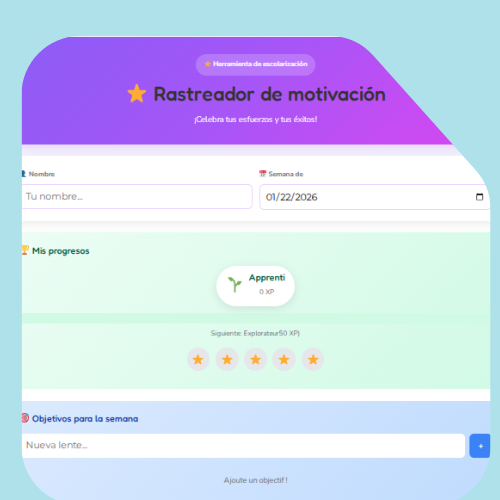 Rastreador de motivación escolar