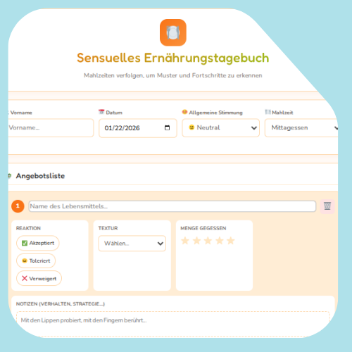 Sensorisches Ernährungstagebuch