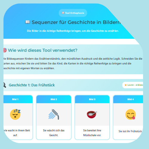 Sequenzer für Geschichte in Bildern