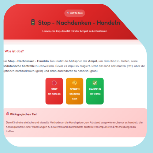 Stopp – Überlegen – Handeln
