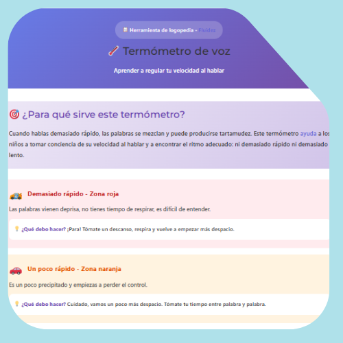 Termómetro del habla