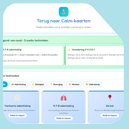 Terug naar rustige kaarten