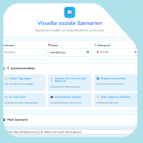 Visuelle soziale Szenarien