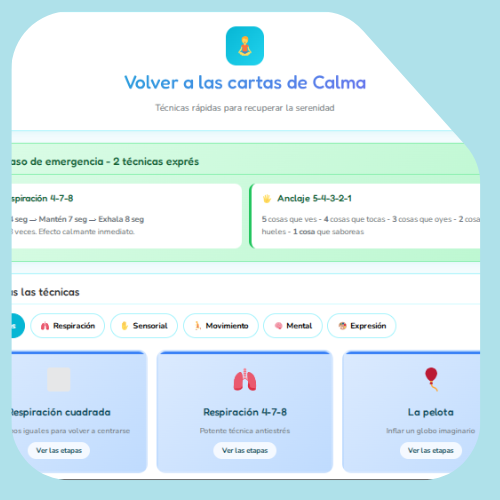 Volver a las cartas tranquilas
