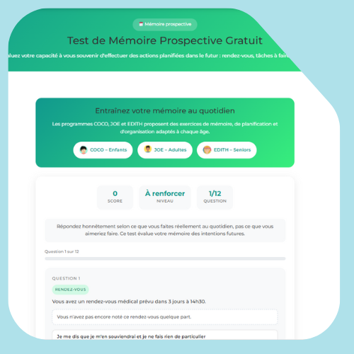 prospective memory test prospective memory test