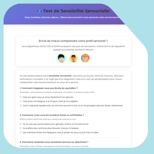 sensory sensitivity test sensory sensitivity test