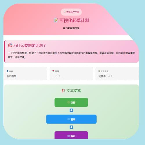 可视化绘图计划 可视化绘图计划