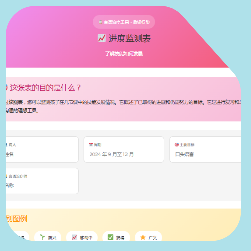 进度监测表 进度监测表