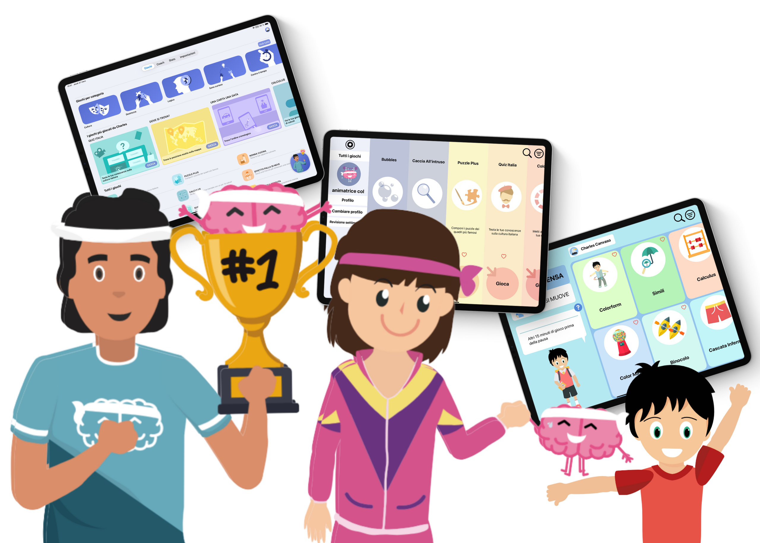 Applicazioni DYNSEO — schermate dei giochi