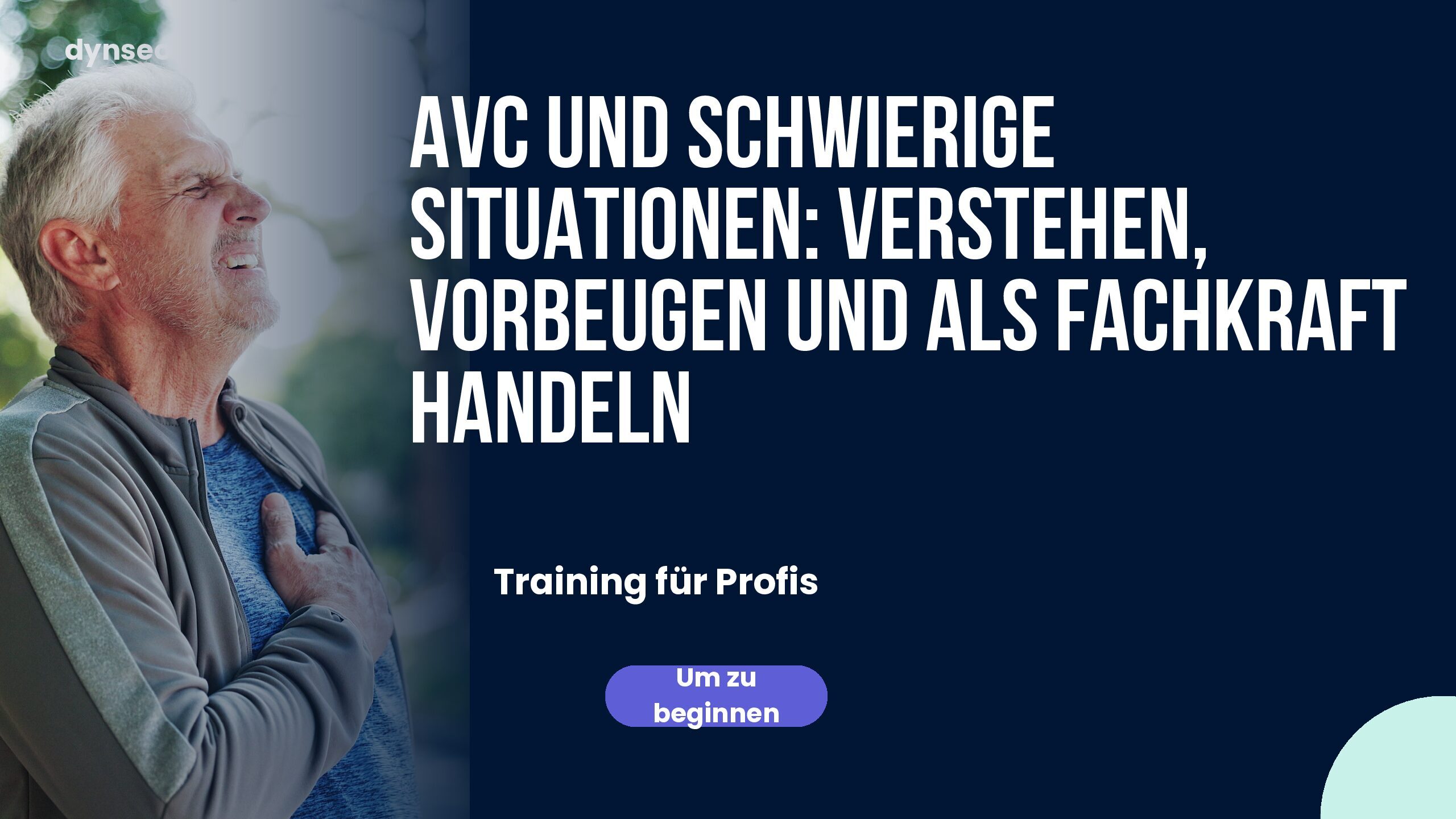 AVC und schwierige Situationen: verstehen, vorbeugen und als Fachkraft handeln