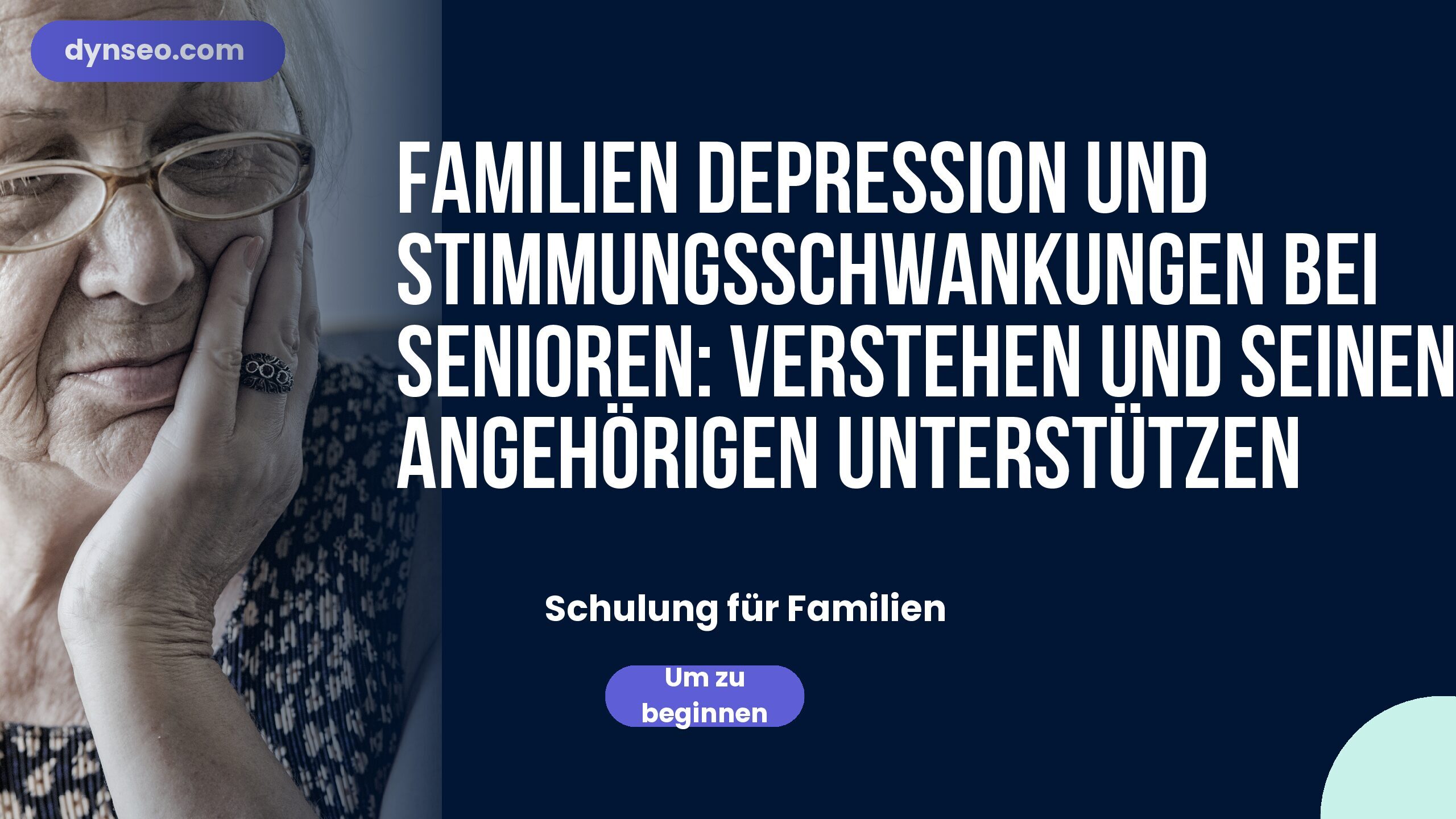 FAMILIEN Depression und Stimmungsschwankungen bei Senioren: Verstehen und seinen Angehörigen unterstützen
