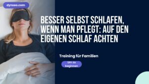 Besser selbst schlafen, wenn man pflegt: auf den eigenen Schlaf achten