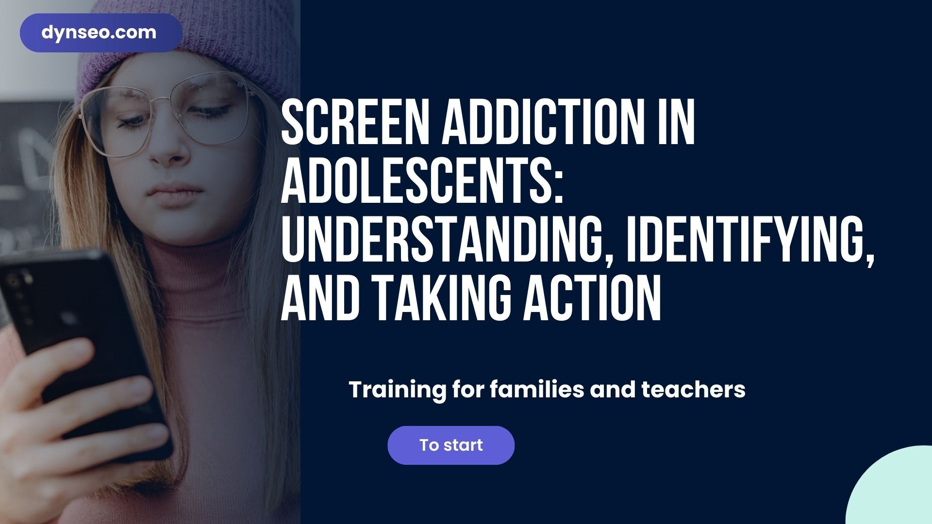 Screen addiction in adolescents: understanding, identifying, and taking action