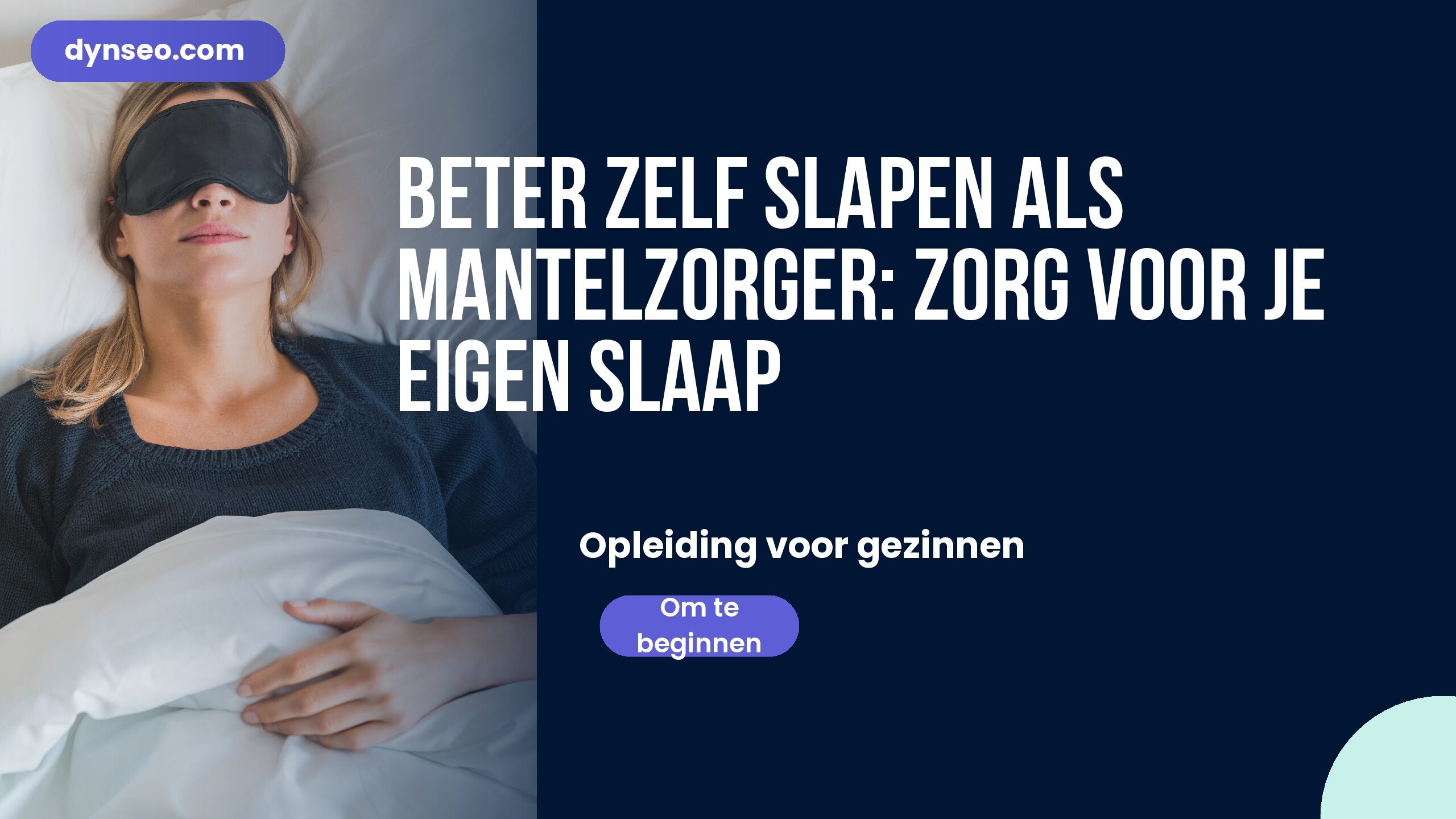 Beter zelf slapen als mantelzorger: zorg voor je eigen slaap