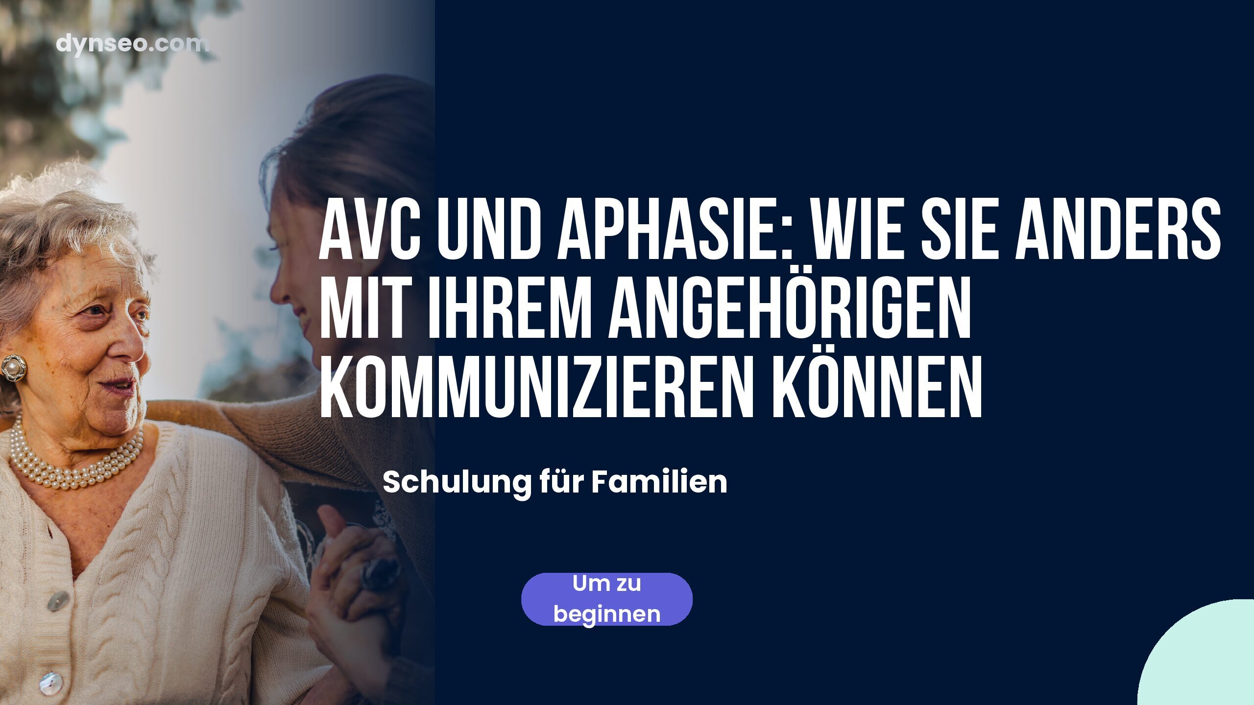AVC und Aphasie: Wie Sie anders mit Ihrem Angehörigen kommunizieren können
