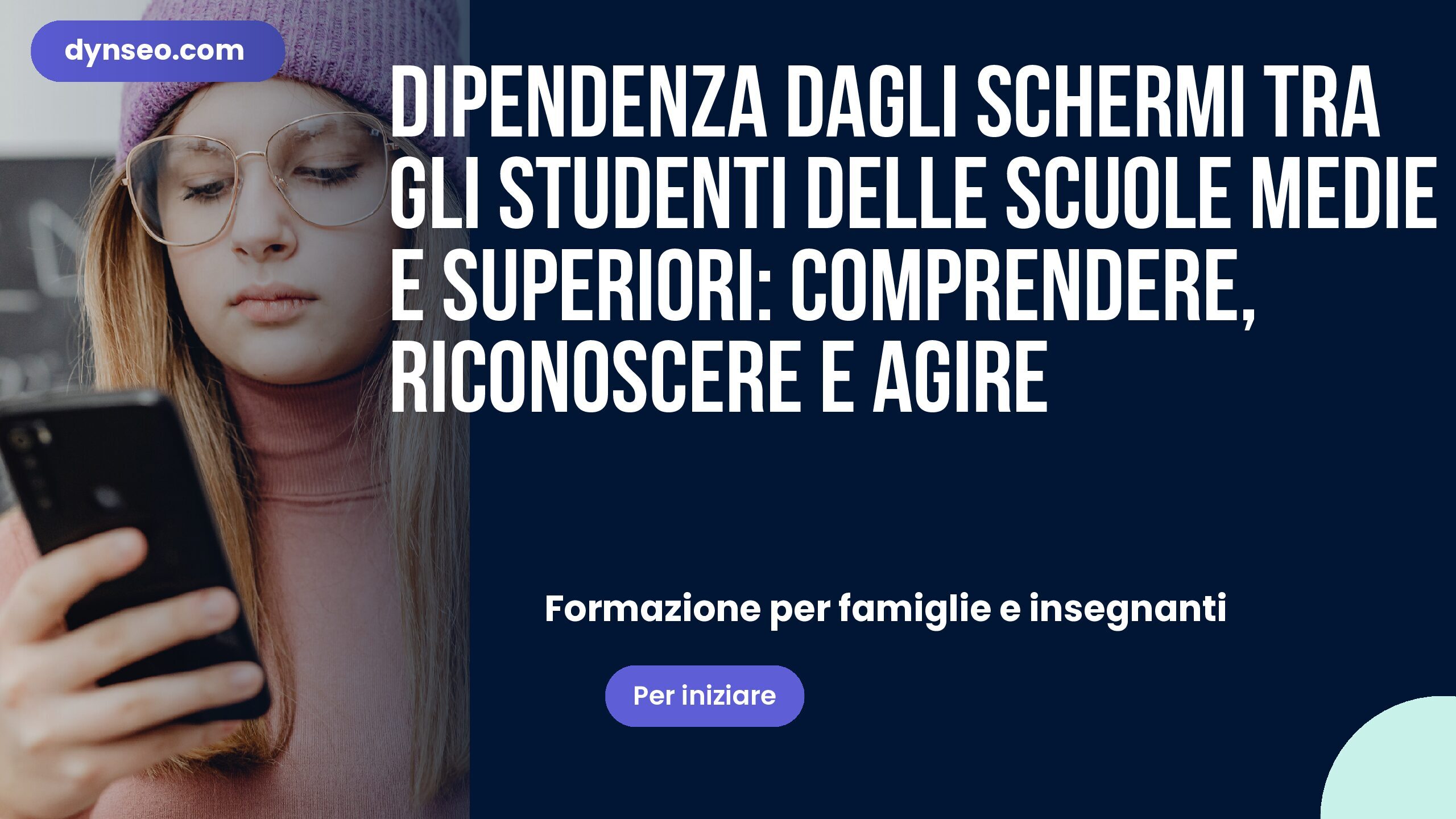 Dipendenza dagli schermi tra gli studenti delle scuole medie e superiori: comprendere, riconoscere e agire
