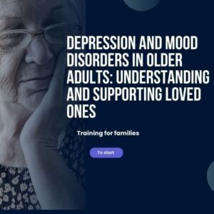 Alzheimer's tablet device in the hands of an elderly person, offering cognitive stimulation and memory enhancement.