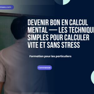 devenir bon en calcul mental carre