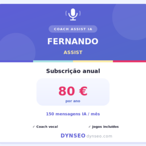 COACH FERNANDO ASSIST PT