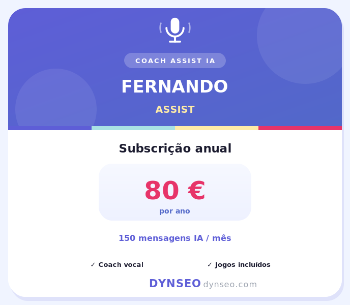 COACH FERNANDO ASSIST PT