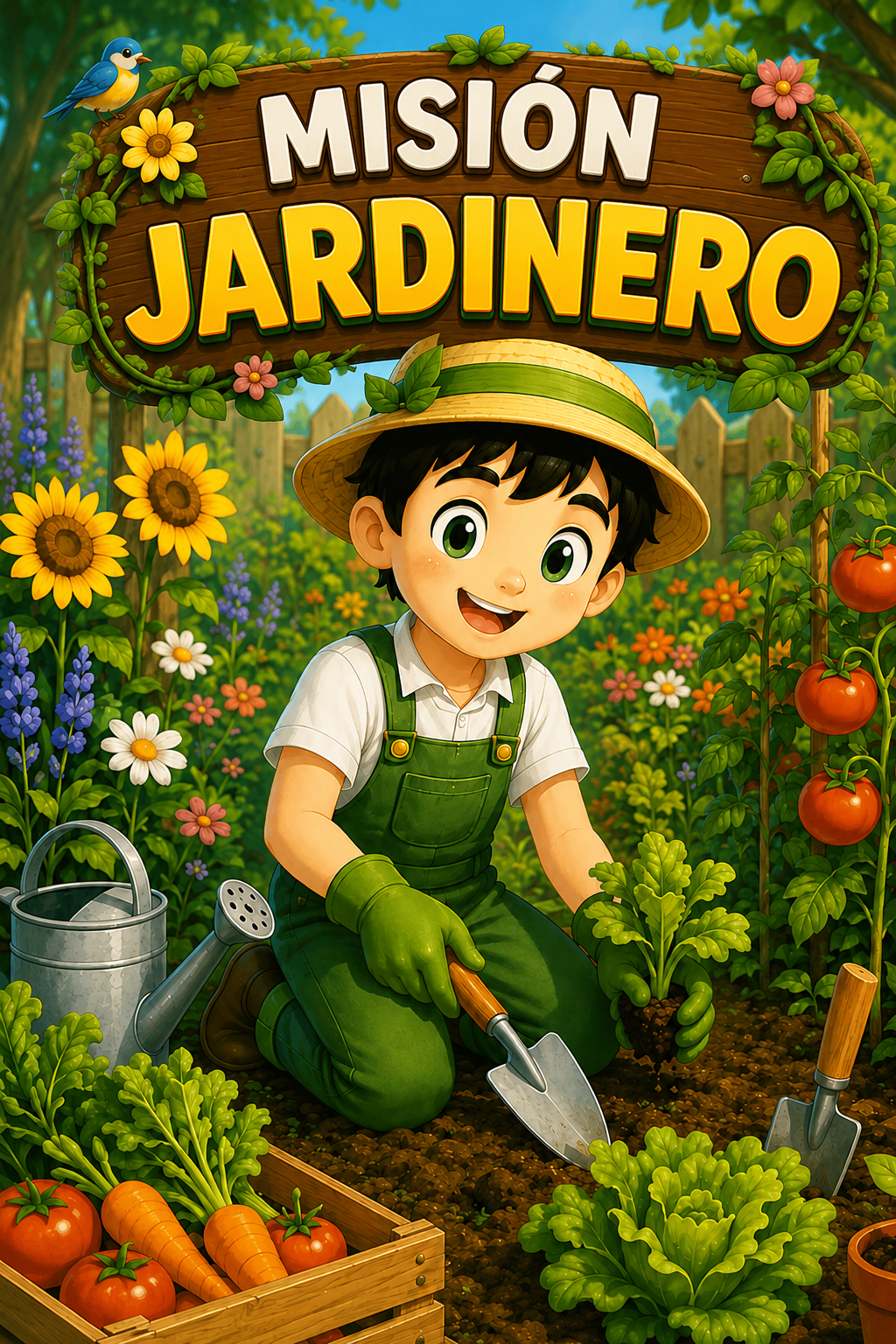 Misión Jardinero — cuaderno COCO para imprimir