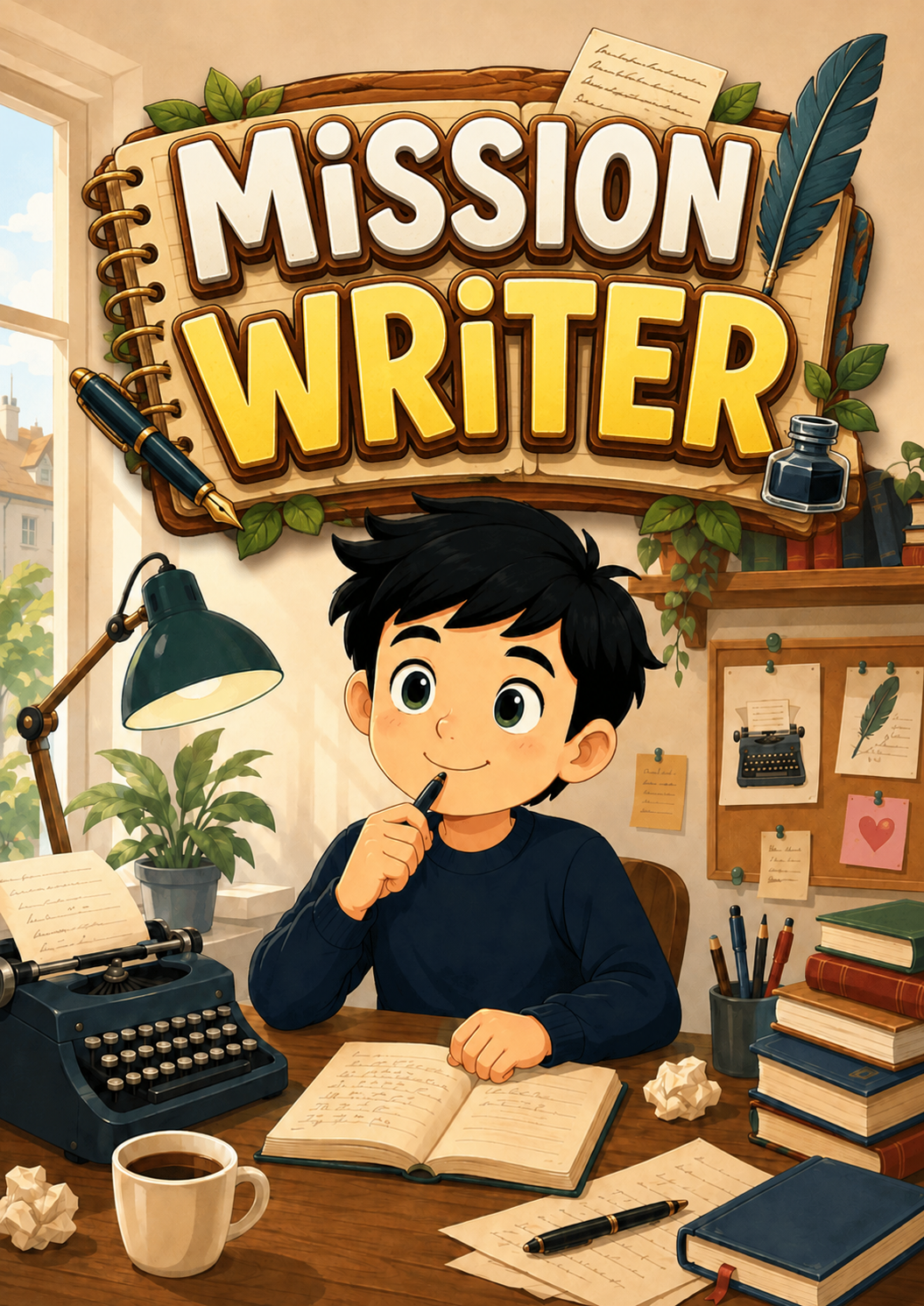 Mission Writer — printable COCO activity booklet