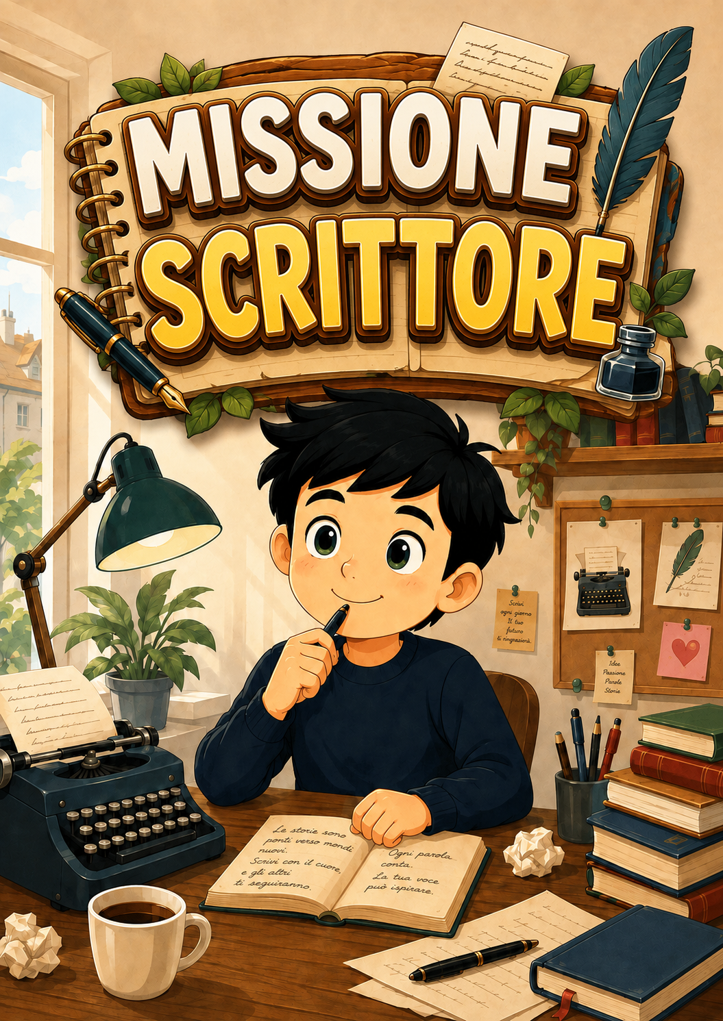 Missione Scrittore — quaderno COCO da stampare