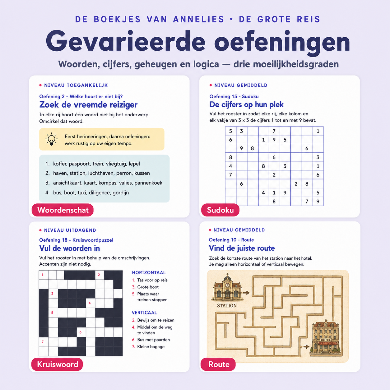 04 cahier de voyage exercices variés