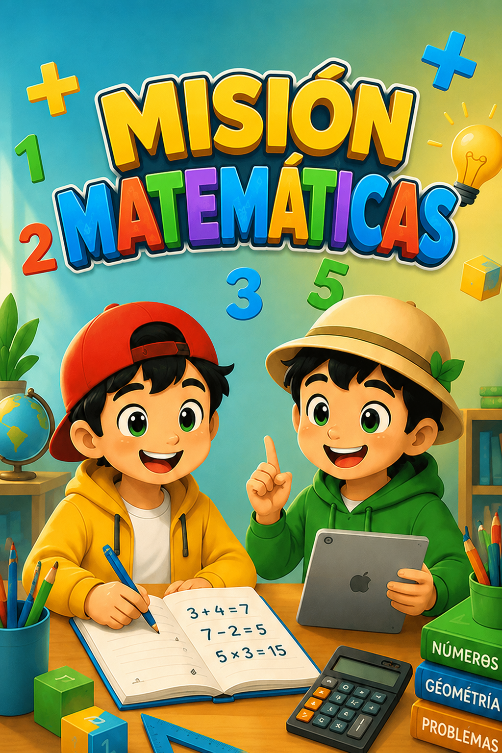 COCO — portada del cuaderno Misión Matemáticas