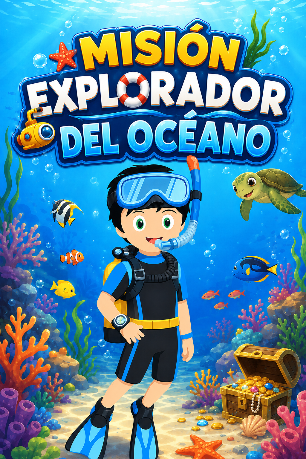 Misión Explorador del Océano — cuaderno COCO para imprimir
