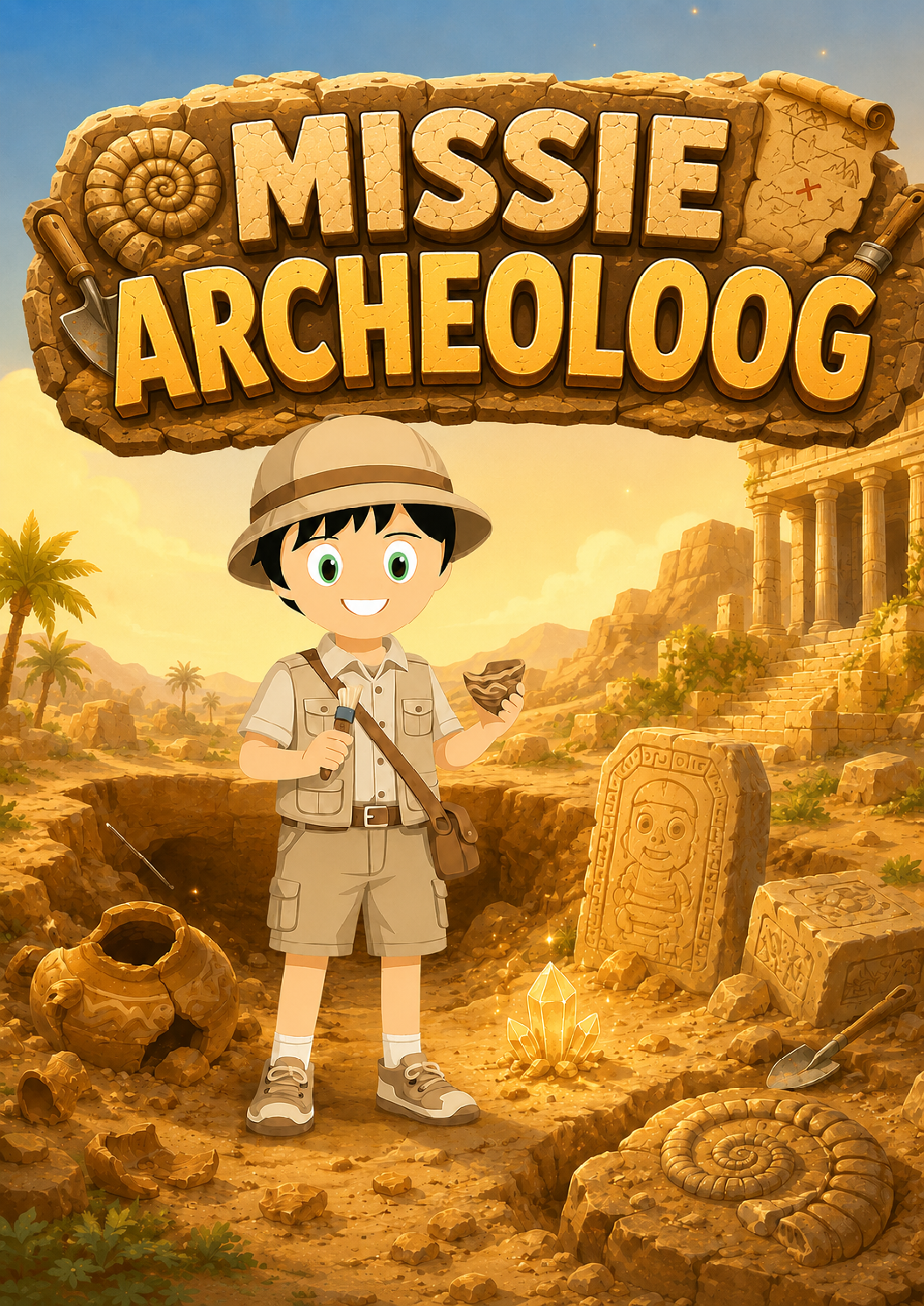 Missie Archeoloog — COCO-boekje om te printen