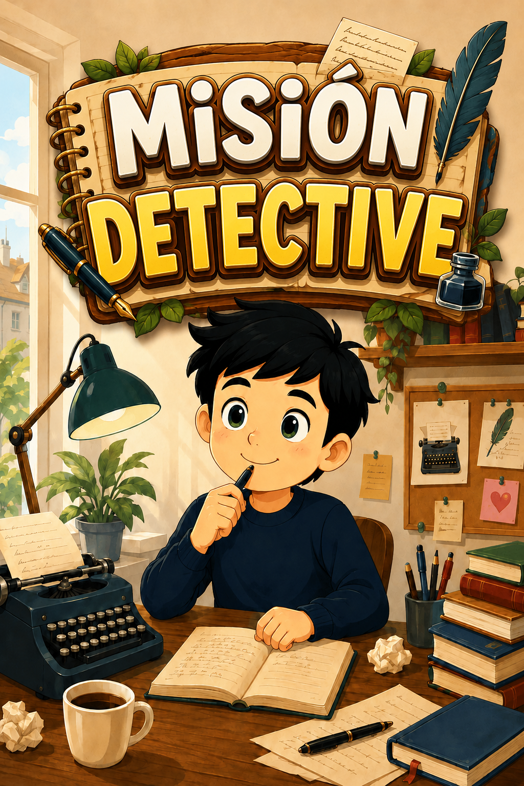 Misión Detective — cuaderno COCO para imprimir