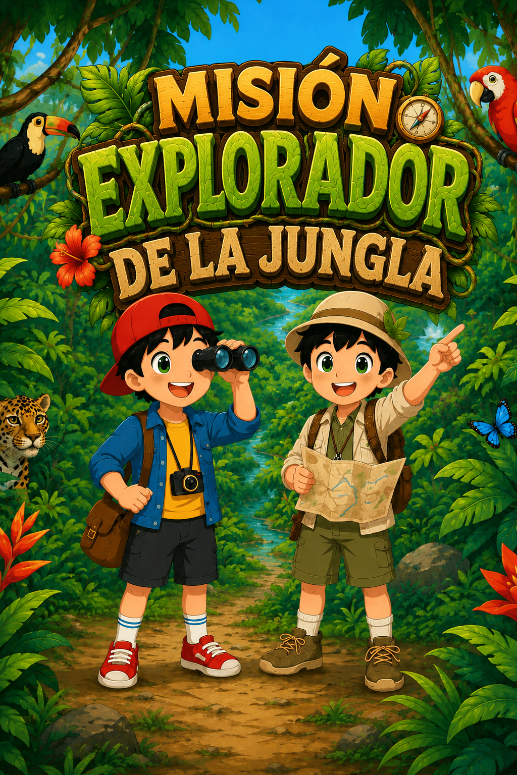 Misión Explorador de la Jungla — cuaderno COCO para imprimir