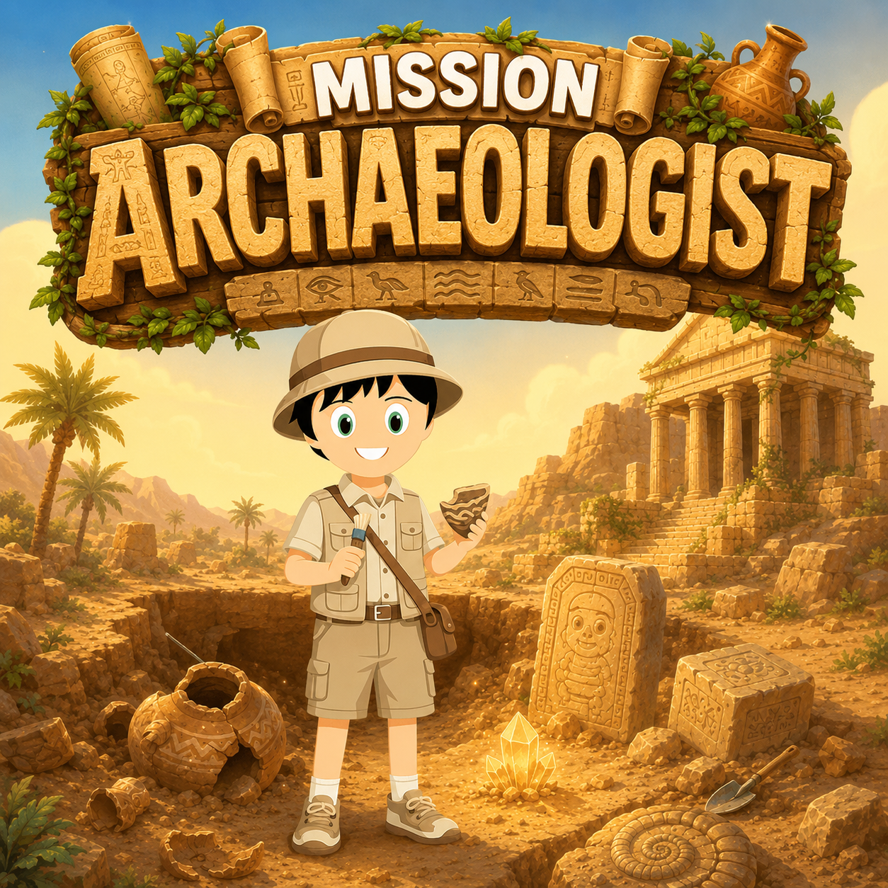 10 Mission Archaeologist Square