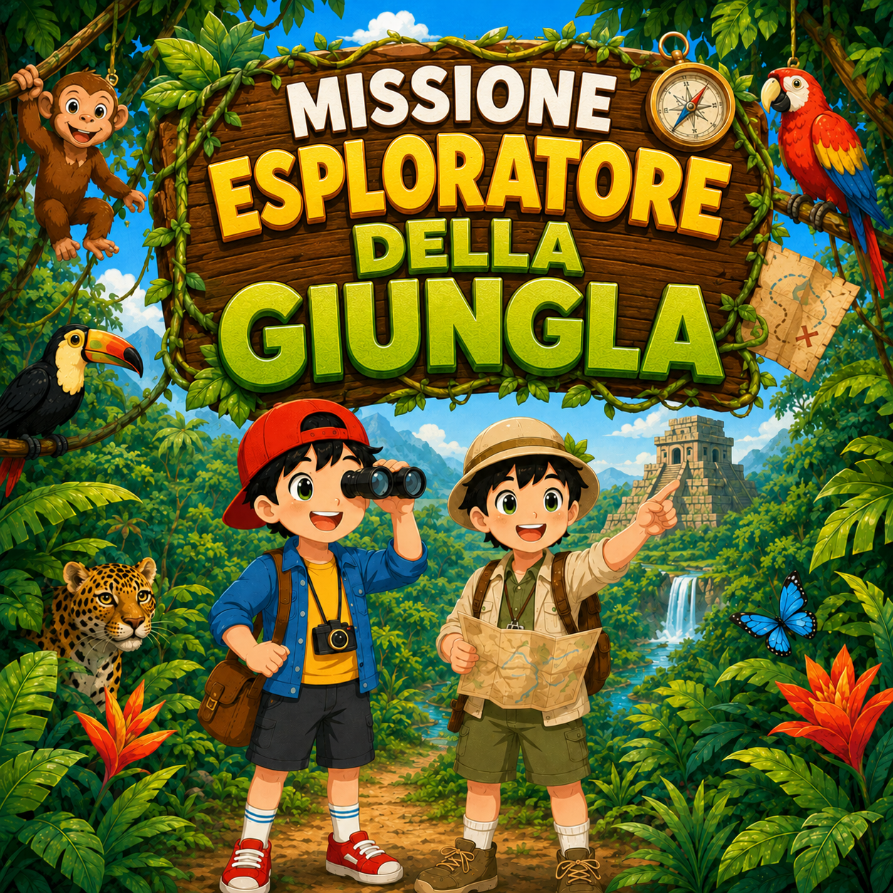 Missione Esploratore della Giungla — quaderno di attività COCO da stampare