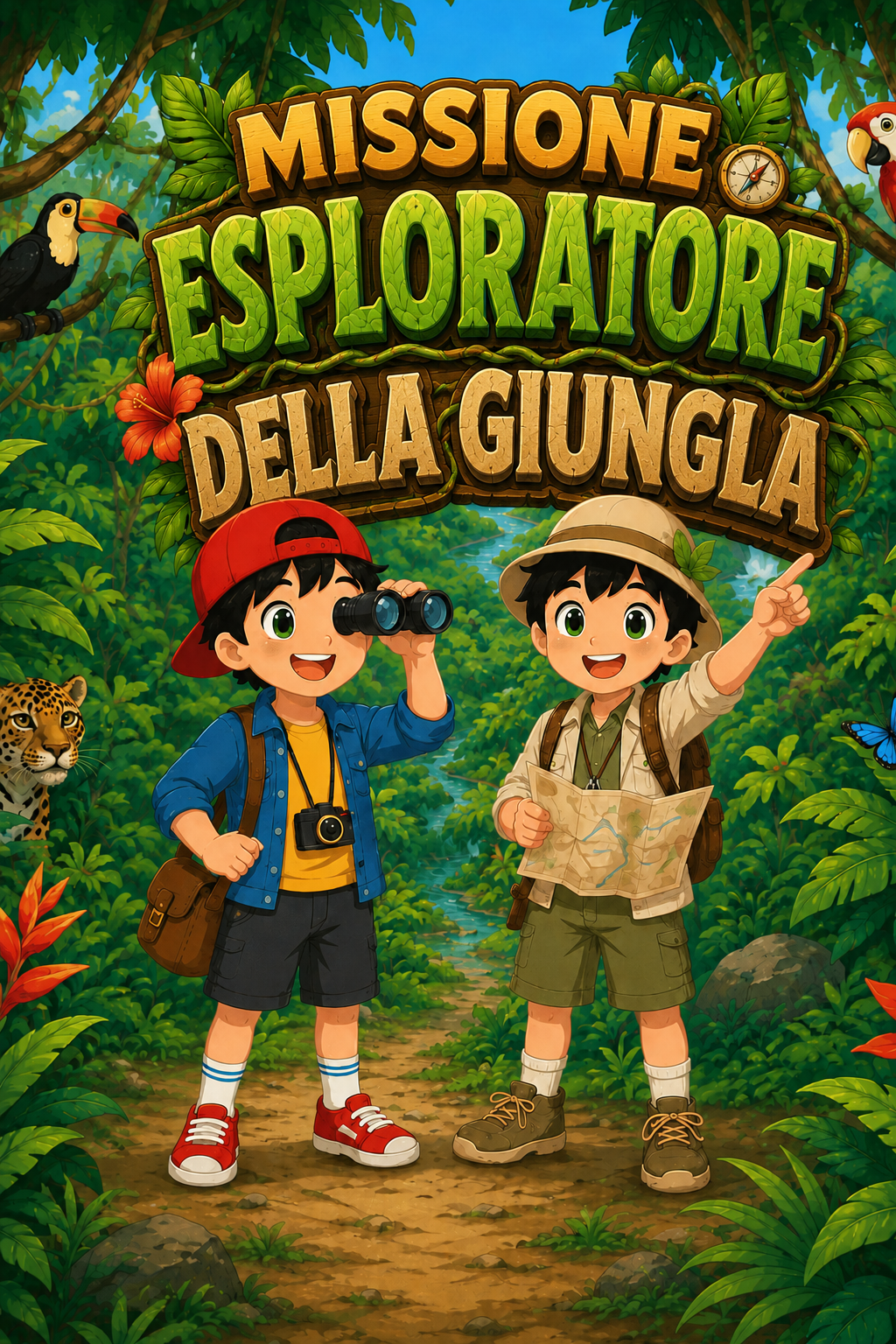 Missione Esploratore della Giungla — quaderno COCO da stampare