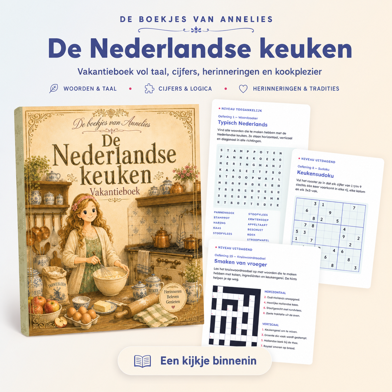 34 la cuisine néerlandaise en puzzles et recettes