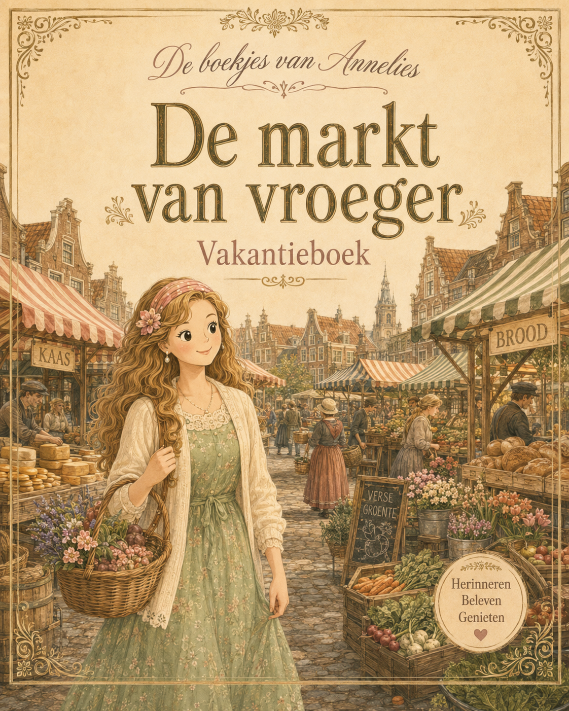 De Markt van Vroeger — boekje Annelies om af te drukken