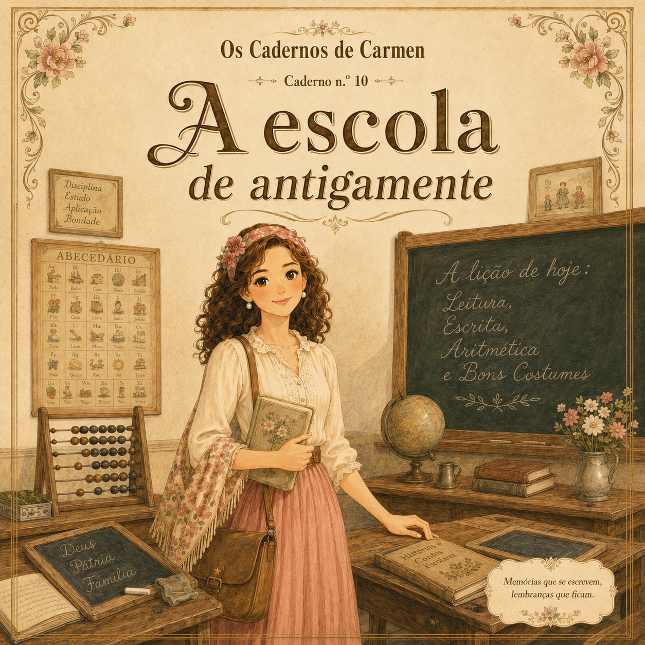 CARMEN 10 a escola de antigamente carre