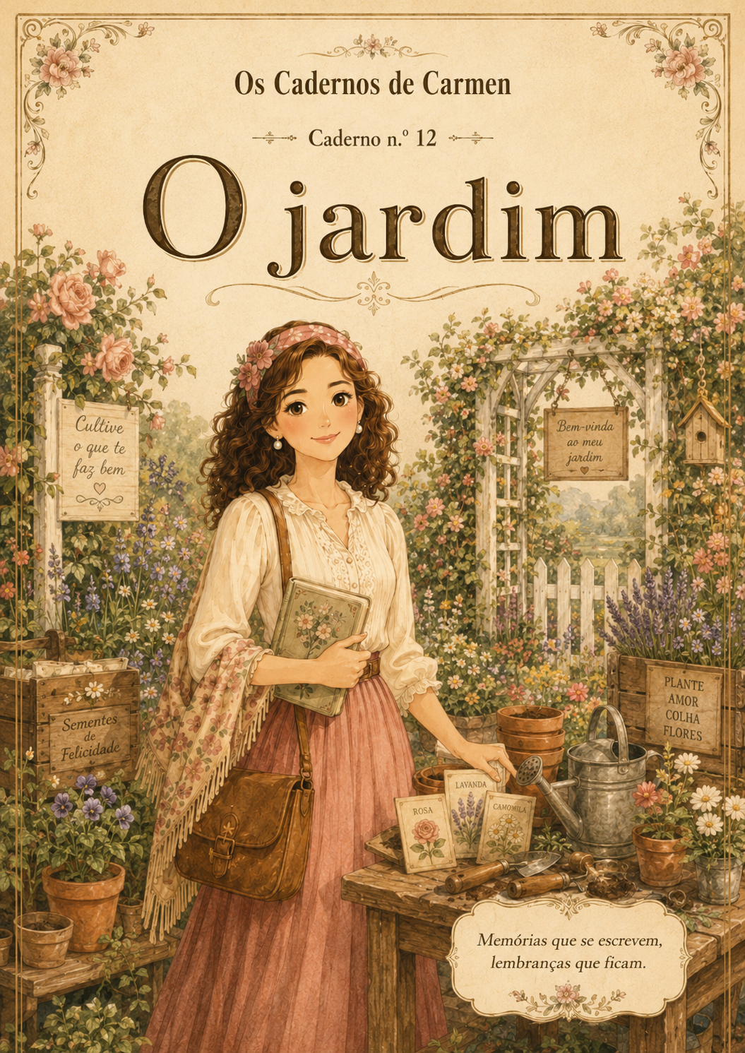 Caderno CARMEN O jardim